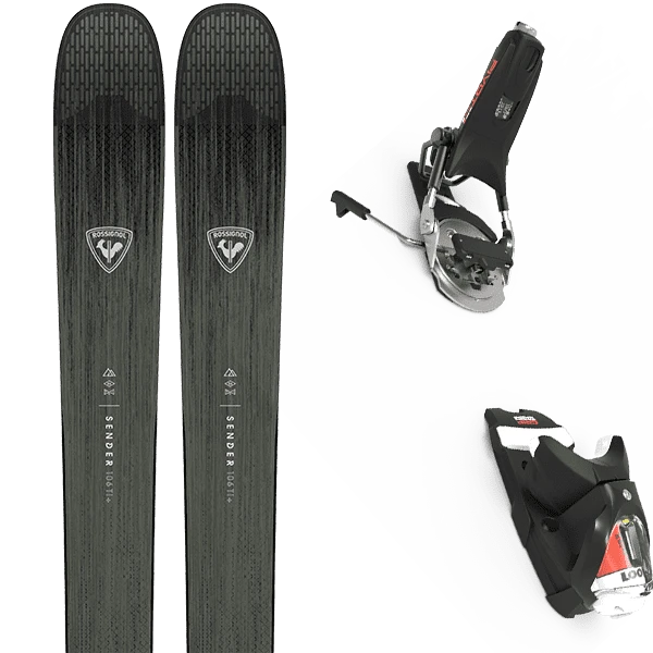 ROSSIGNOL SENDER 106 TI PLUS OPEN + LOOK PIVOT 14 GW B115 BLACK/ICON 3 ROSSIGNOL SENDER 106 TI PLUS OPEN + LOOK PIVOT 14 GW B115 BLACK/ICON