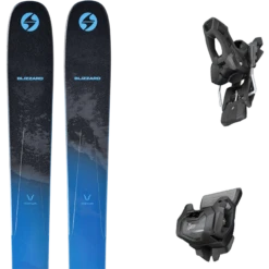 BLIZZARD RUSTLER 10 BLUE + TYROLIA ATTACK 11 GW W/O BRAKE A