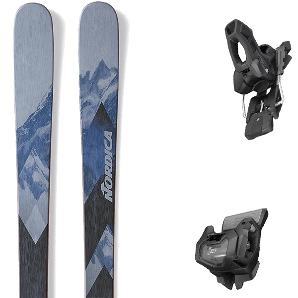 NORDICA ENFORCER 88 SILVER BLUE + TYROLIA ATTACK 11 GW W/O BRAKE A 3 NORDICA ENFORCER 88 SILVER BLUE + TYROLIA ATTACK 11 GW W/O BRAKE A