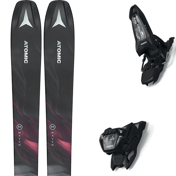 ATOMIC MAVEN 93 C KAKHI/BORDEAU + MARKER GRIFFON 13 ID BLACK 3 ATOMIC MAVEN 93 C KAKHI/BORDEAU + MARKER GRIFFON 13 ID BLACK