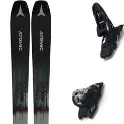 ATOMIC MAVERICK 88 TI MTGREEN/RED + MARKER SQUIRE 11 BLACK