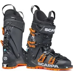 SCARPA 4-QUATTRO SL BLACK ORANGE 23 11 SCARPA 4-QUATTRO SL BLACK ORANGE 23 -Ski Plezier 9 111347 4sl black orange 12013 501 1 04