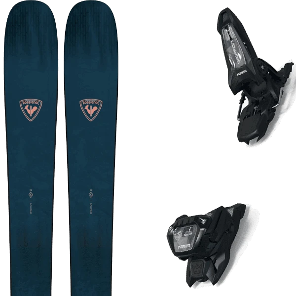 ROSSIGNOL RALLYBIRD 92 + MARKER GRIFFON 13 ID BLACK 3 ROSSIGNOL RALLYBIRD 92 + MARKER GRIFFON 13 ID BLACK