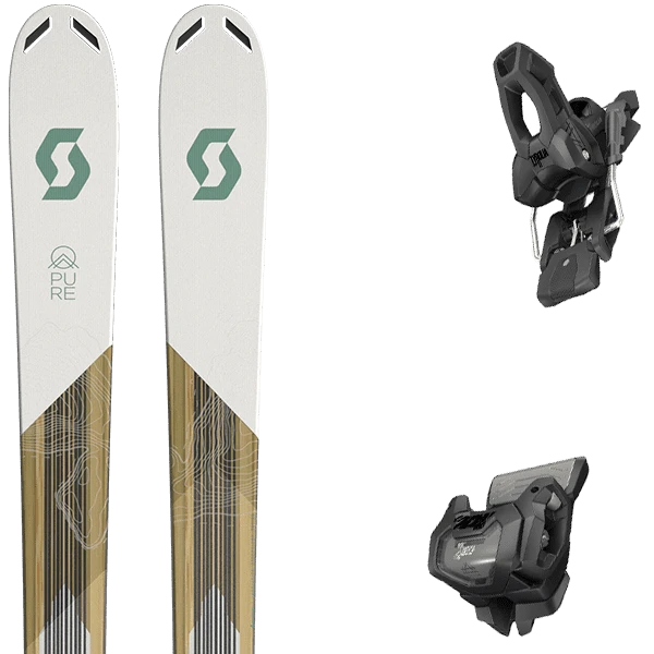 SCOTT PURE MISSION 98TI W + TYROLIA ATTACK 11 GW W/O BRAKE A 3 SCOTT PURE MISSION 98TI W + TYROLIA ATTACK 11 GW W/O BRAKE A