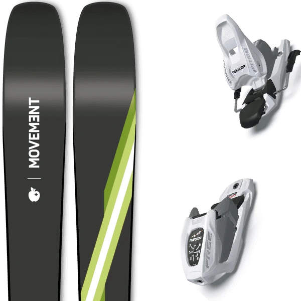 MOVEMENT GO 90 JR + MARKER FREE 7 95MM WHITE/SILVER 3 MOVEMENT GO 90 JR + MARKER FREE 7 95MM WHITE/SILVER