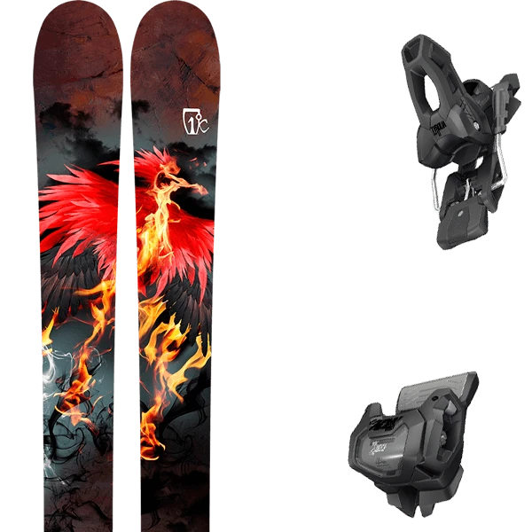 ICELANTIC NOMAD 115 + TYROLIA ATTACK 11 GW W/O BRAKE A 3 ICELANTIC NOMAD 115 + TYROLIA ATTACK 11 GW W/O BRAKE A