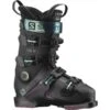 SALOMON S/PRO 100 W GW BLACK BURGANDY SHIFT GREEN/ BLUE 23