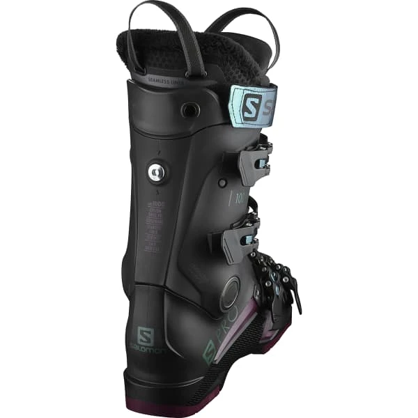 SALOMON S/PRO 100 W GW BLACK BURGANDY SHIFT GREEN/ BLUE 23 4 SALOMON S/PRO 100 W GW BLACK BURGANDY SHIFT GREEN/ BLUE 23 - Afbeelding 2