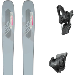 SALOMON QST LUMEN 99 LIGHT GREY/PINK + TYROLIA ATTACK 11 GW W/O BRAKE A